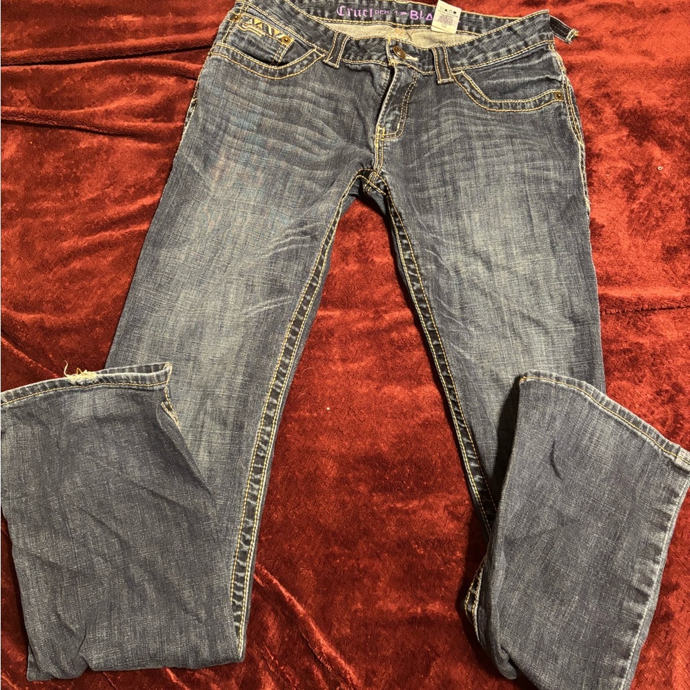 Cruel Blake Women's Dark Blue Boot Cut Jeans